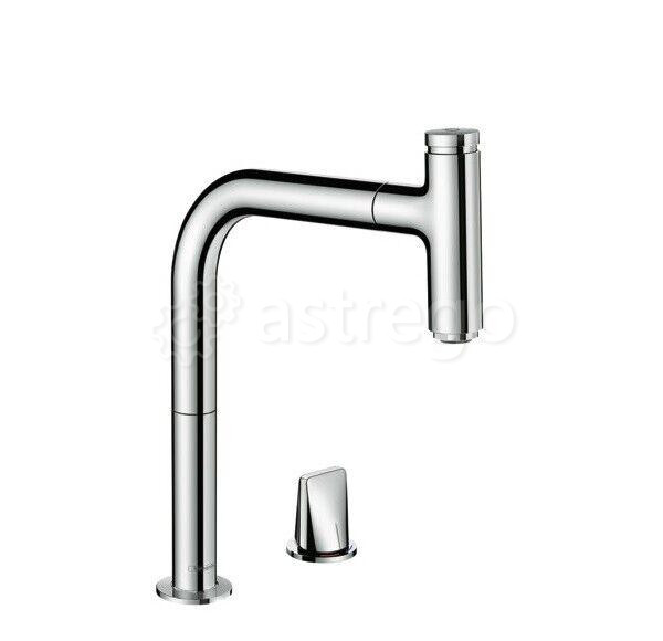 Смеситель для кухни Hansgrohe, Metris Select M71, sBox, тип открывания воды - однорычажный 73804000 Москва - изображение 1