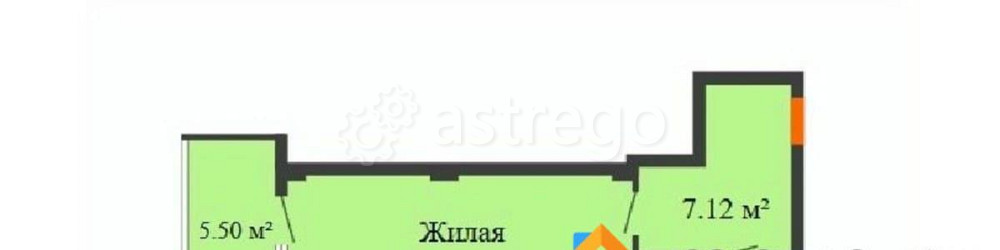 Студия, 34.2 м2, 11/17 эт. Красноярск - изображение 1