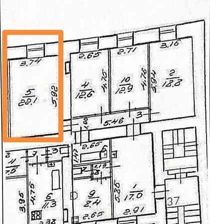 Комната, 22 м2, 4/4 эт. Санкт-Петербург