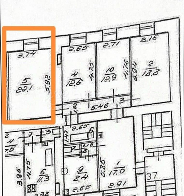 Комната, 22 м2, 4/4 эт. Санкт-Петербург - изображение 6