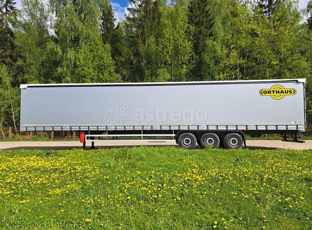 Полуприцеп шторный ORTHAUS V3, без борта, 3 оси, 16,7 м, коники ССУ 1150 Краснодар - изображение 1