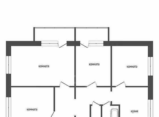 4-комн. квартира, 79.8 м2, 2/5 эт. Красноярск