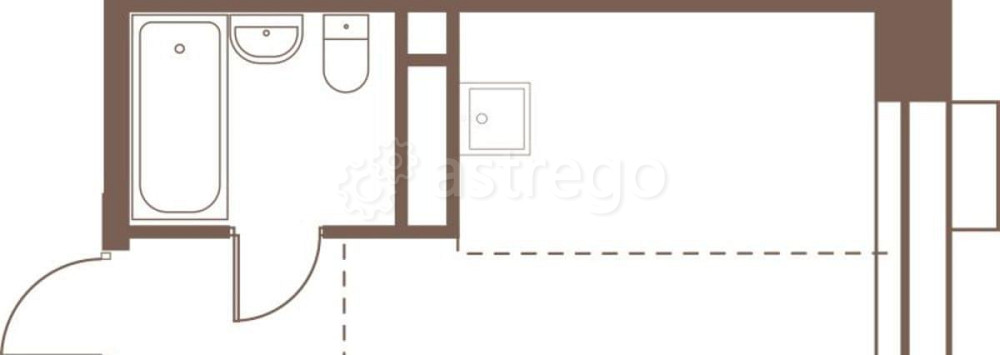 Студия, 30.73 м2, 13/24 эт. Ивантеевка - изображение 2