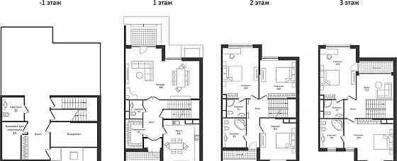 Таунхаус, 400.6 м2, 3 эт. Москва