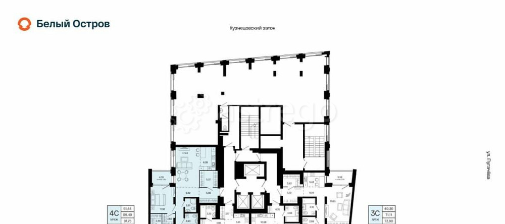 4-комн. квартира, 91.75 м2, 2/31 эт. Уфа - изображение 2