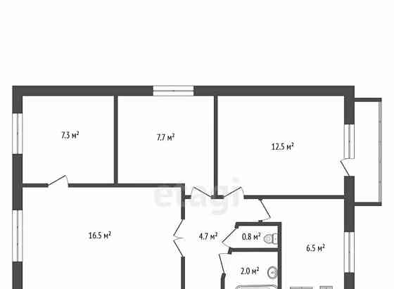 4-комн. квартира, 59 м2, 5/5 эт. Уфа