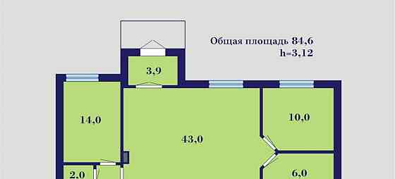 Офис, 84.6 м2 Санкт-Петербург