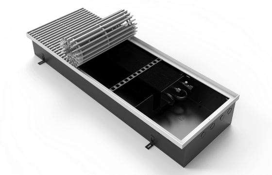 Конвектор внутрипольный VITRON ВК.150.360.2000.6ТП с корпусом из оцинкованной стали Витрон Москва