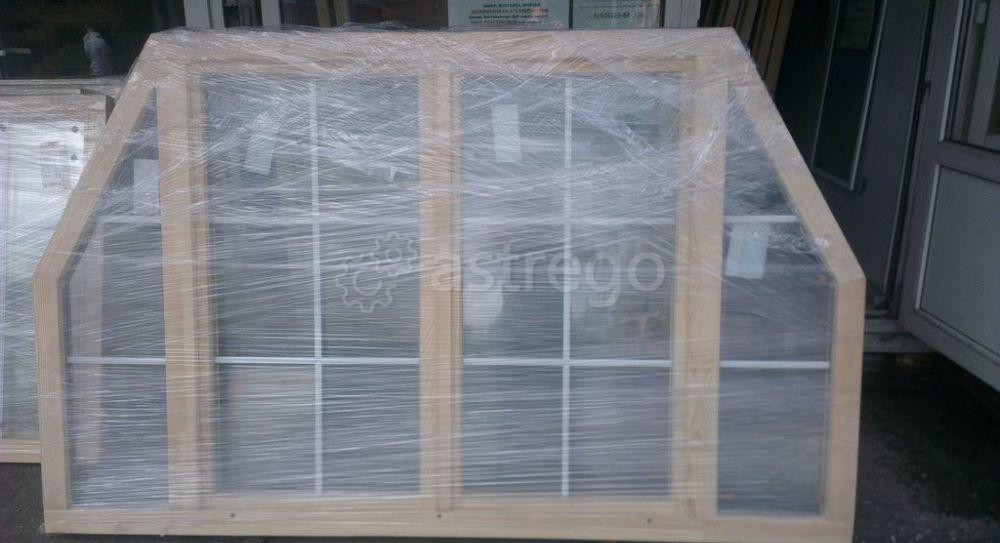 Окно деревянное "ОСВ" трапеция 1200х2000х700 мм Москва - изображение 1