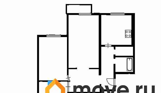 3-комн. квартира, 75.3 м2, 4/16 эт. Москва
