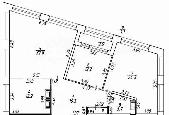 4-комн. квартира, 123.4 м2, 10/21 эт. Санкт-Петербург