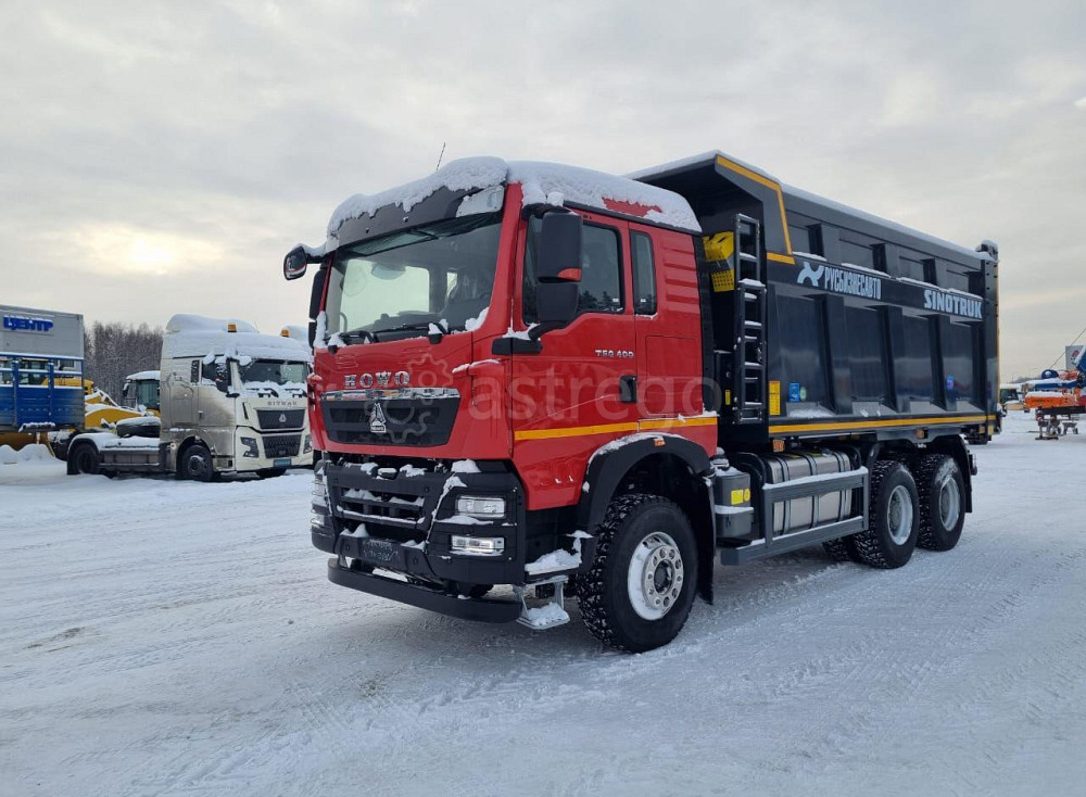 Самосвал Howo T5G 6x4 ZZ3257V384GE1 5.6x2.3 x1.5+0.5 19-25 м3 прямой с двумя КОМ под КДМ Краснодар - изображение 1
