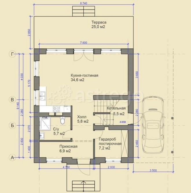 Коттедж, 174.6 м2, 4 сотки, 2 эт. Истра - изображение 10
