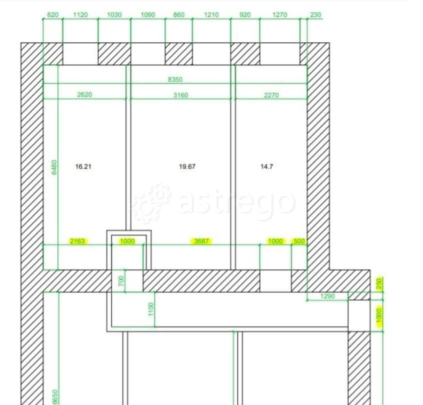 4-комн. квартира, 117.1 м2, 1/5 эт. Санкт-Петербург - изображение 7