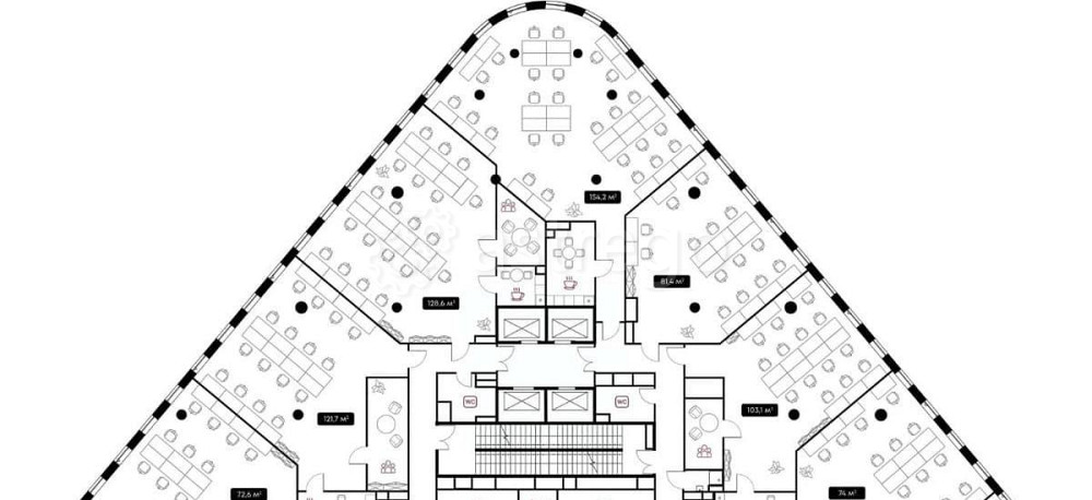 Офис, 72.6 м2 Москва - изображение 3