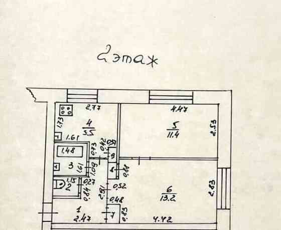 2-комн. квартира, 38.2 м2, 2/2 эт. Талдом