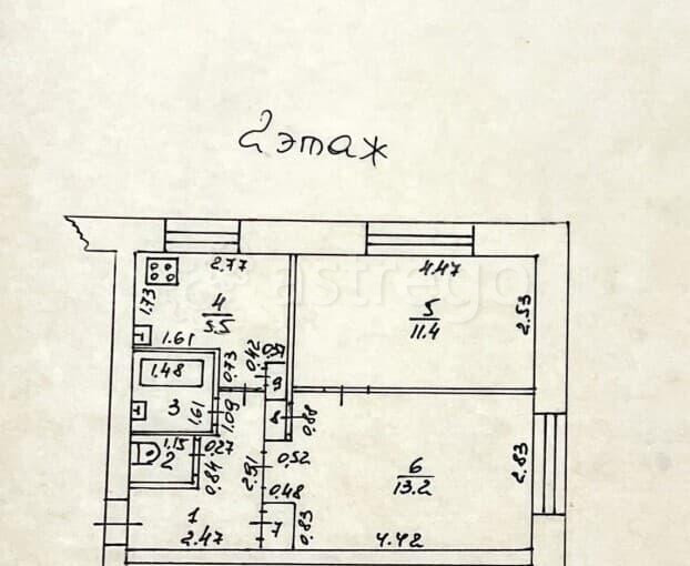 2-комн. квартира, 38.2 м2, 2/2 эт. Талдом - изображение 2