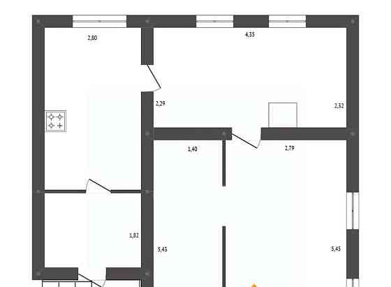 Дом, 49.9 м2, 8 соток, 1 эт. Белогорск