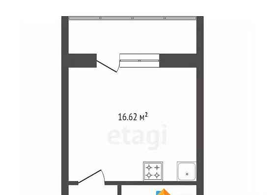 Студия, 25.1 м2, 6/10 эт. Красноярск