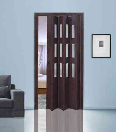 Дверь раздвижная со стеклом Венге 2050х840 Екатеринбург