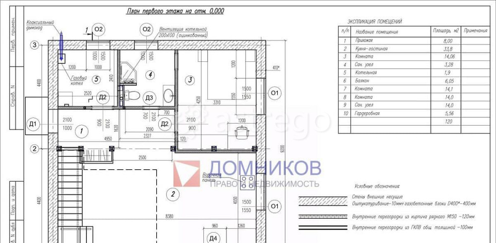 Дом, 126.3 м2, 12 соток, 2 эт. Ступино - изображение 1