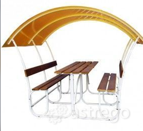 Беседка - Грибок 1900Х1900Х2000Мм Поликарбонат Пермь - изображение 1