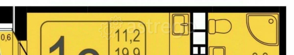 Студия, 20.1 м2, 8/9 эт. Химки - изображение 3