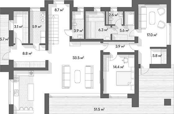 Коттедж, 287.2 м2, 13 соток Санкт-Петербург
