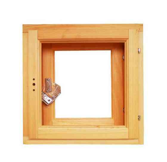 Блок оконный банный 0.4х0.4 с фурнитурой и стеклом Екатеринбург