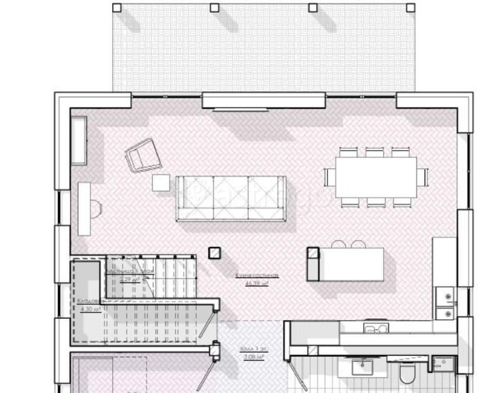 Коттедж, 225 м2, 13.2 сотки, 2 эт. Домодедово - изображение 3