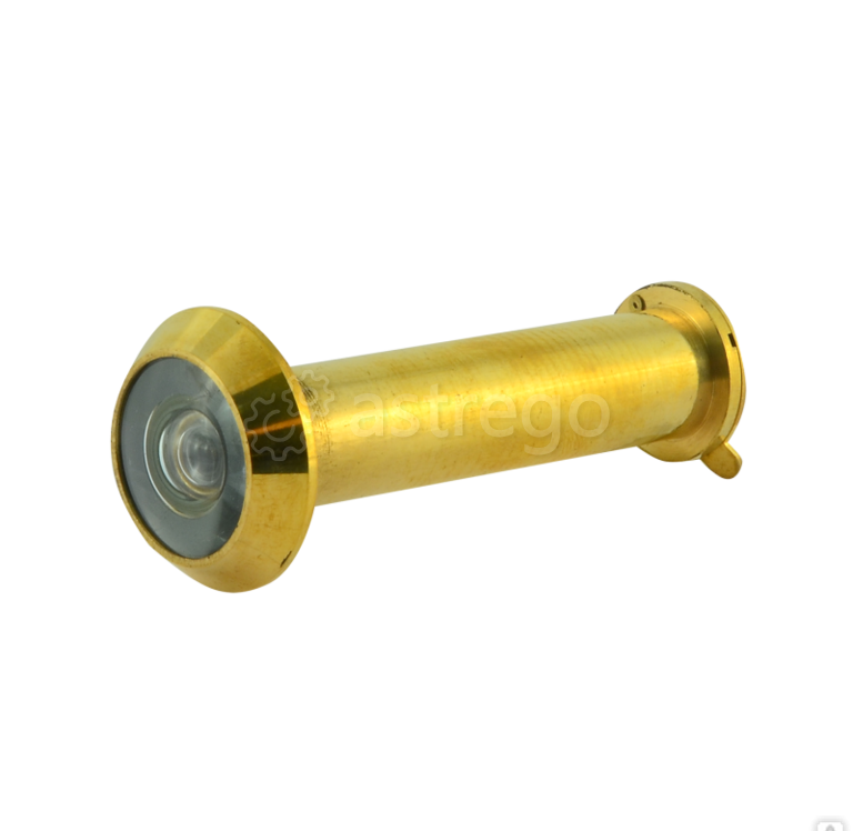 Глазок дверной НОРА-М №23ПП/14/180/60-85 со шторкой (золото) Нижний Новгород - изображение 1