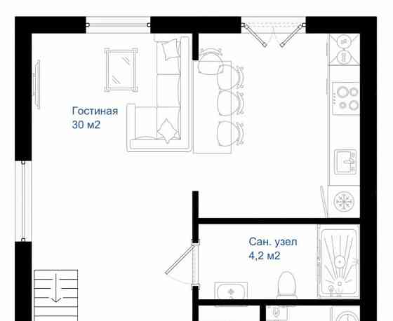 Дом, 77 м2, 6 соток, 2 эт. Домодедово