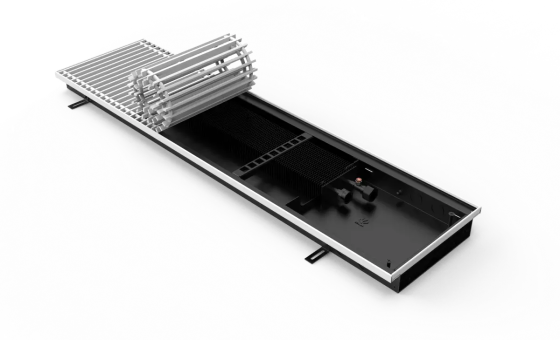 Конвектор внутрипольный VITRON ВК.065.260.2000.2ТГ с корпусом из оцинкованной стали Витрон Москва