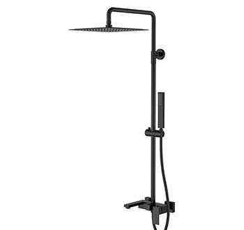 Душевая стойка BOHEME Qubic 478-B Black Новосибирск