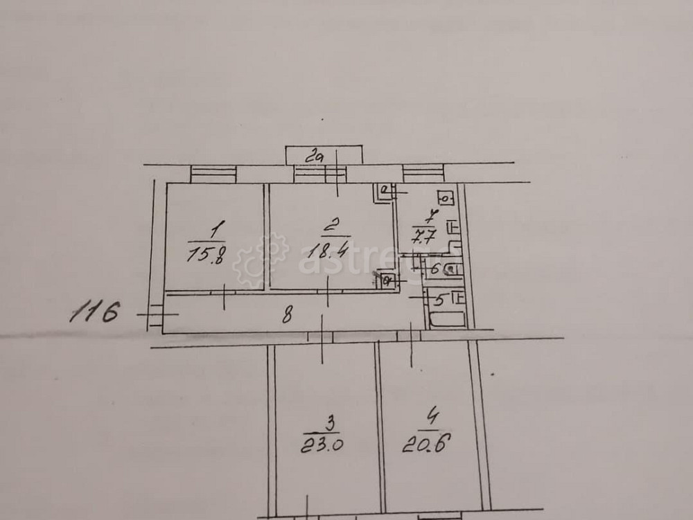 Комната, 41.4 м2, 3/8 эт. Москва - изображение 1