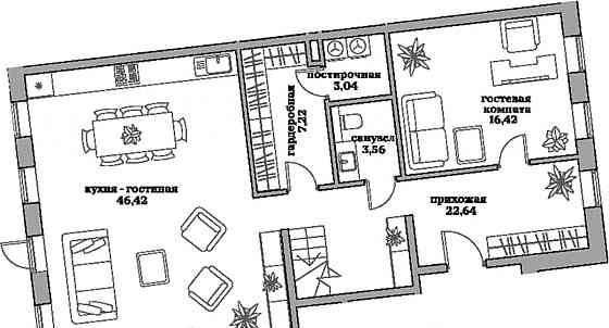 Таунхаус, 195.82 м2, 2 эт. Москва