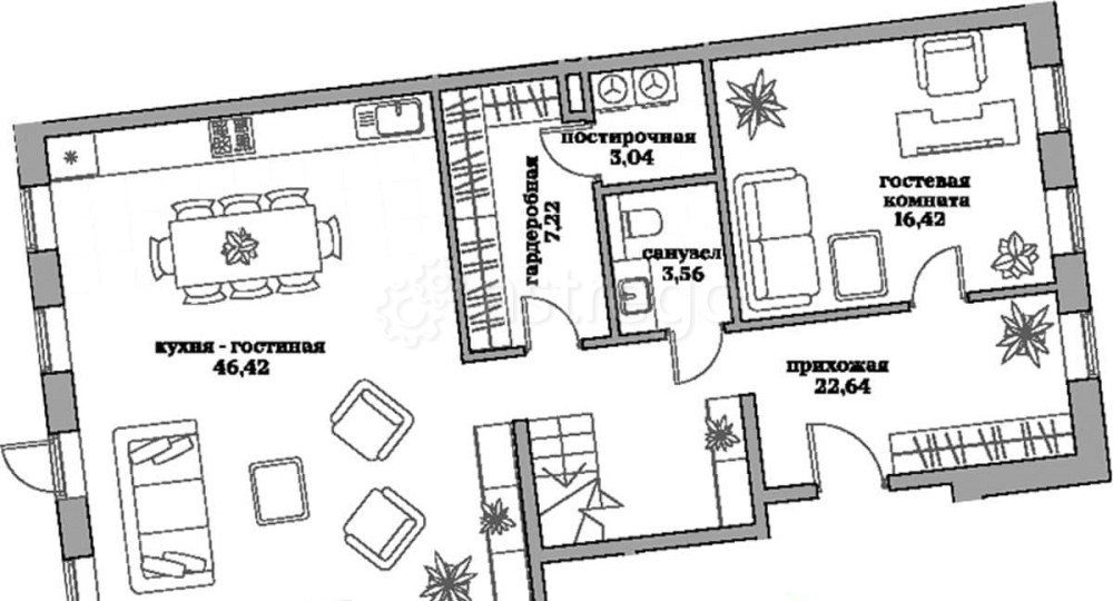 Таунхаус, 195.82 м2, 2 эт. Москва - изображение 1