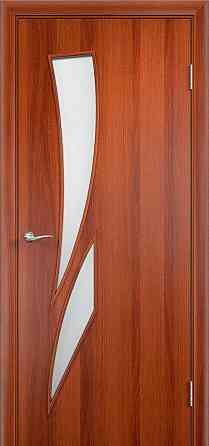 Дверное полотно со стеклом "Камея" Итальянский орех 900 мм Екатеринбург