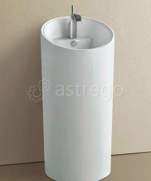 Раковина напольная Cerama LUX P 7030 L (48х48х98) Красноярск - изображение 1