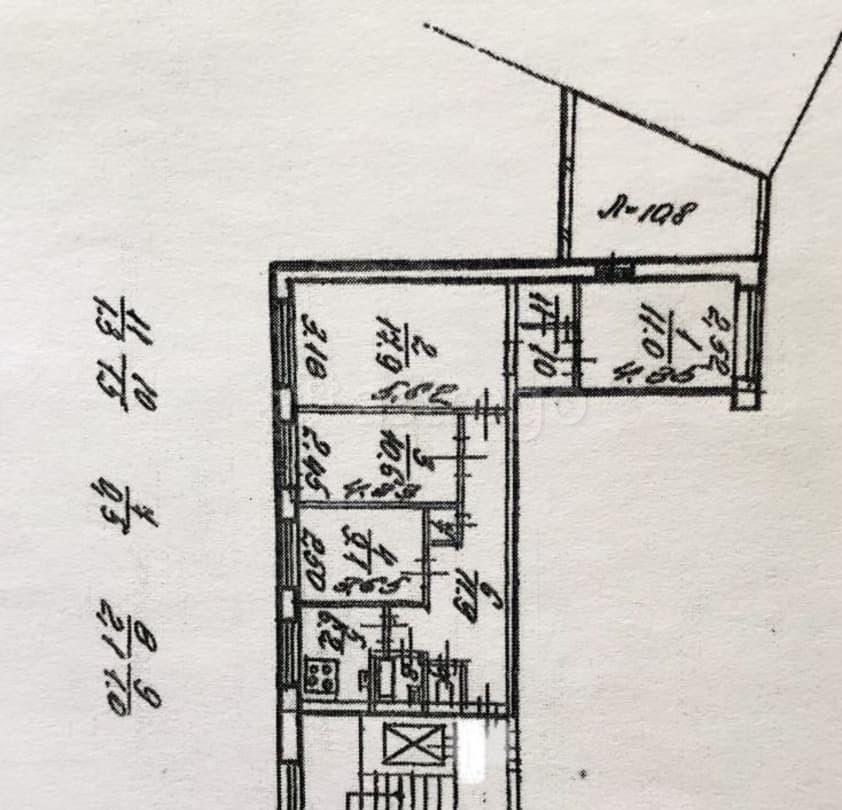 4-комн. квартира, 73.1 м2, 5/9 эт. Санкт-Петербург - изображение 7