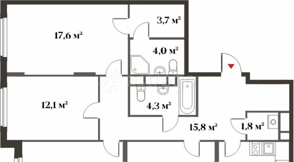 4-комн. квартира, 106.1 м2, 1/6 эт. Красногорск - изображение 1