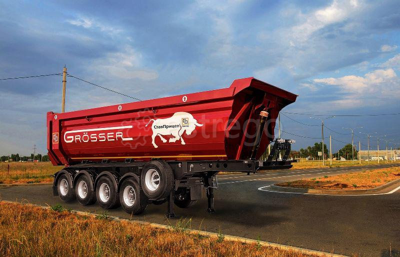 Самосвальный полуприцеп Grosser F34, 4оси, г/п 32т. (34 м3) Самара - изображение 1