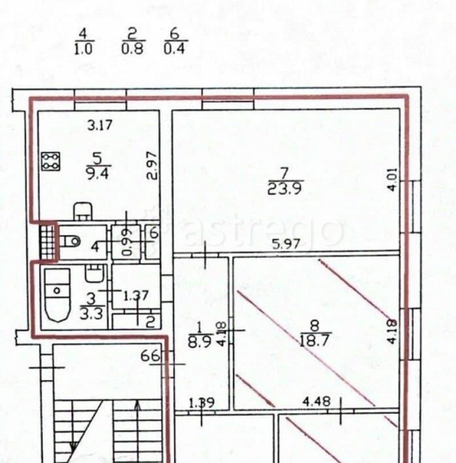 Комната, 31.5 м2, 1/1 эт. Санкт-Петербург - изображение 2