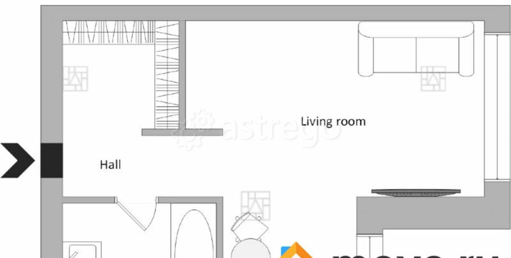 1-комн. квартира, 40 м2, 8/40 эт. Москва - изображение 3