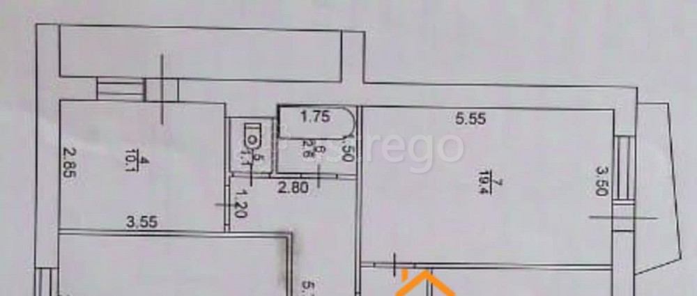 5-комн. квартира, 105.8 м2, 1/9 эт. Бийск - изображение 1