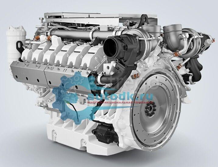 Двигатель Liebherr D9512, двигатель Либхер V12M71001, D9512 A7, 2020160629 Октябрьский - изображение 1