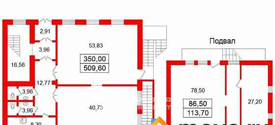 Свободного назначения, 623.3 м2 Санкт-Петербург