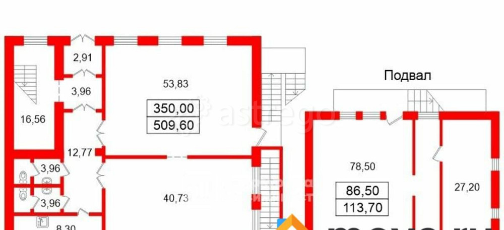 Свободного назначения, 623.3 м2 Санкт-Петербург - изображение 3