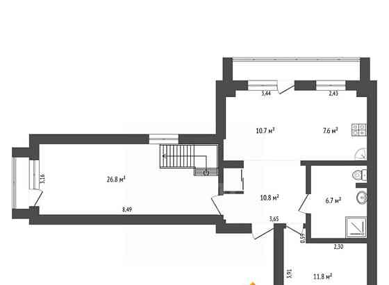 6-комн. квартира, 144 м2, 6/6 эт. Благовещенск