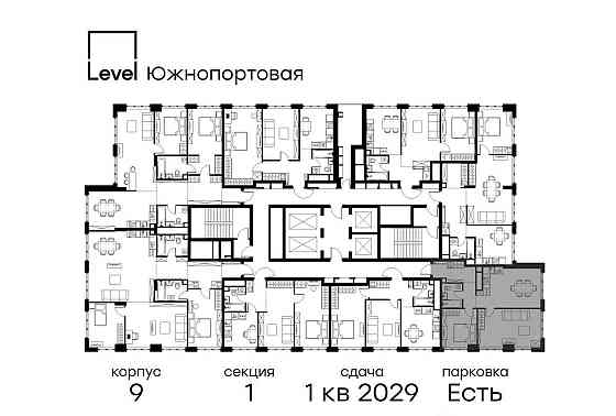2-комн. квартира, 58.2 м2, 47/49 эт. Москва